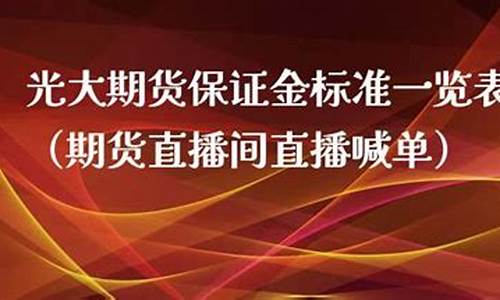 光大期货58直播间(光大期货58直播间在哪)(光大期货热线电话)_https://www.kskjyy.com_装修流程_第1张
